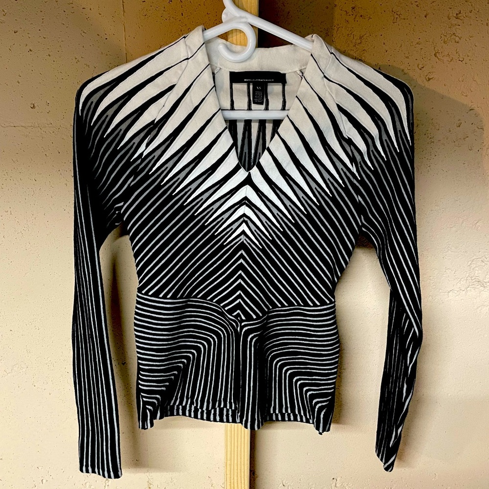 White House Black Market fitted sweater